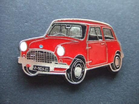 Austin Mini Cooper rood